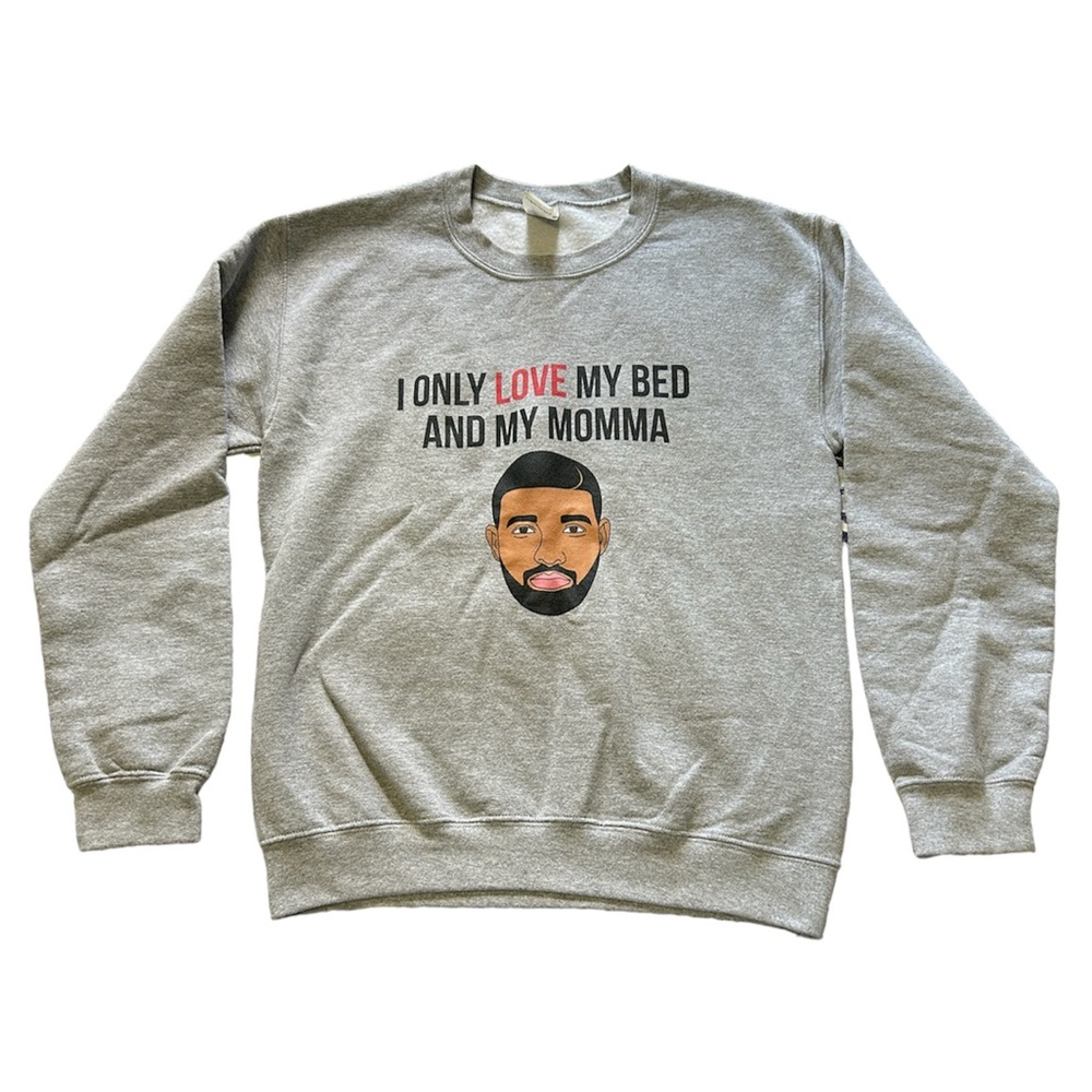 Gray Drake Crewneck Pullover Cotton Sweatshirt
